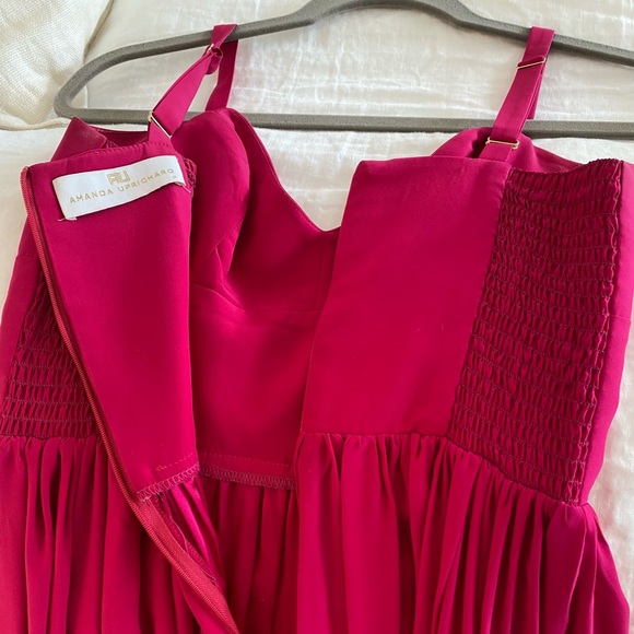 Amanda Uprichard Hot Pink Mini Dress - Picture 5 of 6